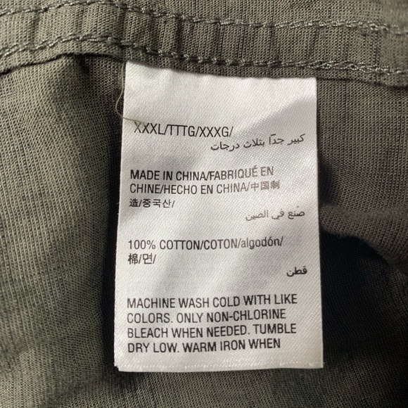 3/$20 Men’s Collared Shirt - INC International Concepts XXXL - Snap Buttons - Picture 6 of 10